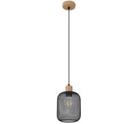 Rabalux Grendel lampe suspendue 1x60 W noir-bois 3131
