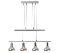 Rabalux Holly lampe suspendue 4x40 W chrome-fumé 5560