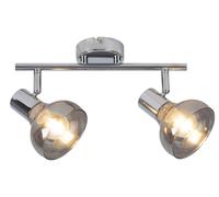 Rabalux Holly plafonnier 2x40 W chrome-fumé 5556