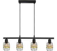 Rabalux Indiana lampe suspendue 4x25 W noir 5284