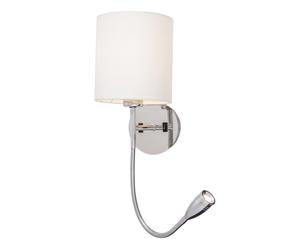 Rabalux Larkin applique murale 2x40 W blanc-chrome 6529