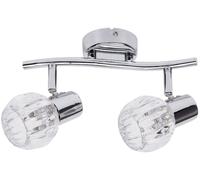 Rabalux Lauren plafonnier 2x40 W chrome-transparent 6092