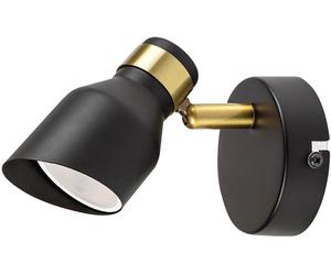 Rabalux Lilou applique murale 1x25 W noir-doré 73047