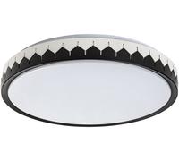 Rabalux Malin plafonnier intelligent 1x24 W blanc-noir-gris 71303