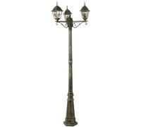 Rabalux Manorca lampadaire extérieur 3x50 W marron 8186
