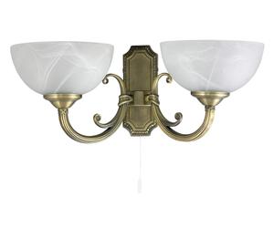 Rabalux Marlene applique murale 2x40 W laiton-albâtre 8542