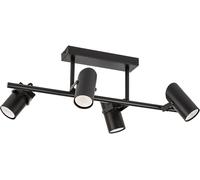 Rabalux Maximilian plafonnier 4x25 W noir 73044