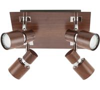 Rabalux Merkur plafonnier 4x50 W bois 6008