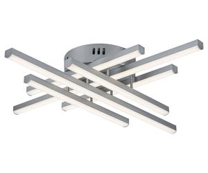 Rabalux Nayara plafonnier 6x40 W blanc-argenté 3014