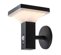 Rabalux Noir façade luminaire solaire à LED avec détecteur de mouvement Geleen 4W IP44 77044