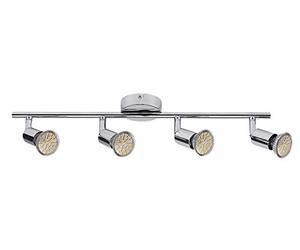Rabalux Norman LED, Spot, chromé, Métal, Silber, GU10 3 wattsW