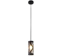 Rabalux Oberon lampe suspendue 1x40 W marron-ambre 5338