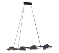 Rabalux Odiss lampe suspendue 4x36 W noir 72218