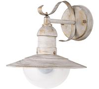 Raba Lux lampe d’extérieur Oslo, Métal Plastique, Antik Weiß, E27 60W