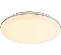 Rabalux Oswald plafonnier 1x24 W blanc-argenté 71053