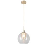 Rabalux Philana lampe suspendue 1x60 W transparent-doré 6495