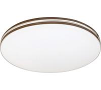 Rabalux Plafonnier LED blanc Oscar2 avecReproduction bois rond 340mm 18W 71173