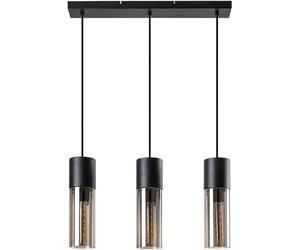 Rabalux Ronno lampe suspendue 3x25 W noir-fumé 72053