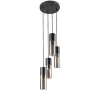Rabalux Ronno lampe suspendue 4x25 W noir-fumé 72054