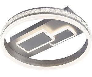 Rabalux Roxana plafonnier 1x50 W blanc-argenté 6830