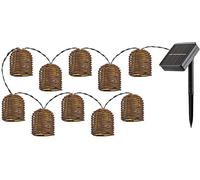 Rabalux Rupit lampe solaire suspendue x0.06 W noir-bois 77047