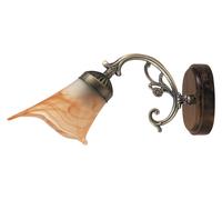 Rabalux Rustic 3 applique murale 1x40 W laiton-marron-albâtre 7091