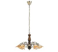Rabalux Rustic 3 lampe suspendue 5x40 W laiton-marron 7095
