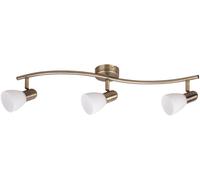Rabalux Soma plafonnier 3x40 W blanc-marron 6308