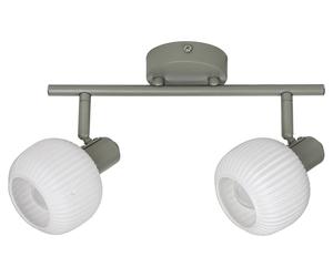 Rabalux Soraya plafonnier 2x40 W blanc-gris 3967