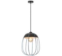 Rabalux Svens lampe suspendue 1x60 W noir-bleu 72024