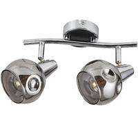 Rabalux Tamara plafonnier 2x40 W chrome-fumé 5347