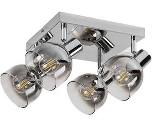 Rabalux Tarien plafonnier 4x40 W chrome-fumé 3250