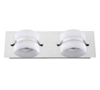 Rabalux Tony applique murale 2x5 W chrome-verre opalisé 5490