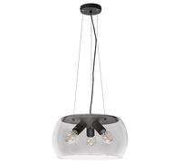 Rabalux Ursula lampe suspendue 3x40 W noir-fumé 3190
