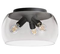 Rabalux Ursula plafonnier 3x40 W noir-fumé 3189