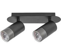 Rabalux Zircon plafonnier 2x5 W noir-argenté 5070