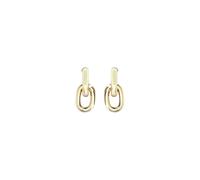 Rabanne - Boucles d`oreilles Double XL Link - Femme - Accessoires - Jaune - Taille: ONE Size
