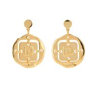 Rabanne - Boucles d`oreilles en métal doré - Femme - Accessoires - Jaune - Taille: ONE Size