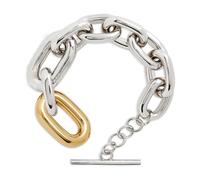 Rabanne - Bracelet à maillons bicolore tressé - Femme - Accessoires - Multicolore - Taille: ONE Size