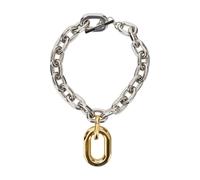 Rabanne - Collier Gris avec Détails Bijoux - Femme - Accessoires - Gris - Taille: ONE Size