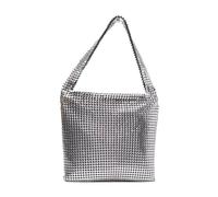 Rabanne, Femme, Sacs, Gris, Taille: ONE Size Sac Bandoulière Argenté Modèle Élégant