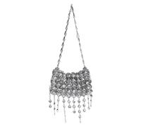 Rabanne, Femme, Sacs, Gris, Taille: ONE Size Sac Nano Crystal Resin 1969