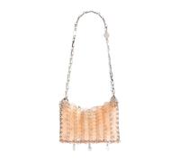 Rabanne, Femme, Sacs, Rose, Taille: ONE Size Mini sac porté épaule Crystal
