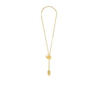 Rabanne - Key Pendant Necklace - Femme - Accessoires - Jaune - Taille: ONE Size