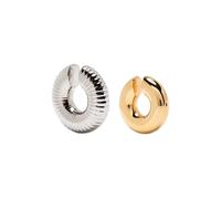 Rabanne - Manchettes Polies (Ensemble de Trois) - Femme - Accessoires - Multicolore - Taille: ONE Size