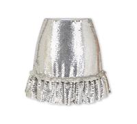 Rabanne - Mini-jupe à sequins à volants - Femme - Jupes - Gris - Taille: 36 FR