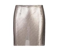 Rabanne - Mini-jupe en maille - Femme - Jupes - Gris - Taille: 38 FR