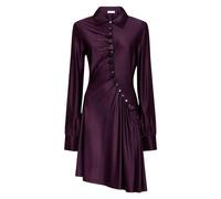 Rabanne - Mini-robe drapée en jersey - Femme - Robes - Violet - Taille: 34 FR