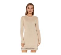 Rabanne - Mini-robe en crochet - Femme - Robes - Beige - Taille: 36 FR