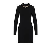 Rabanne - Mini-robe noire en soie - Femme - Robes - Noir - Taille: 36 FR